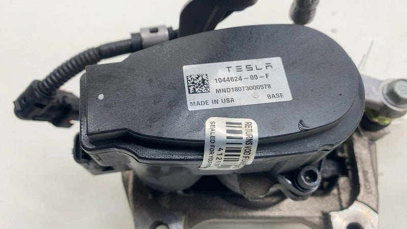 ⭕ 17-25 Tesla Model 3 Y Rear Right Caliper w/ Brake Hose Line BASE 104