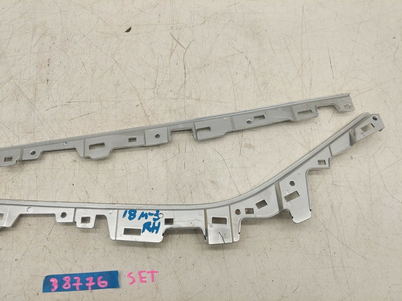 ⭕ 2017-2022 Tesla Model 3 Left and Right Console Chrome Strip Molding Assembly