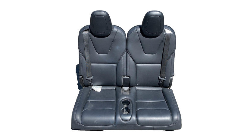 2016 2017 2018 2019 2020 Tesla Model X Rear 3rd Row Seat Leather Black