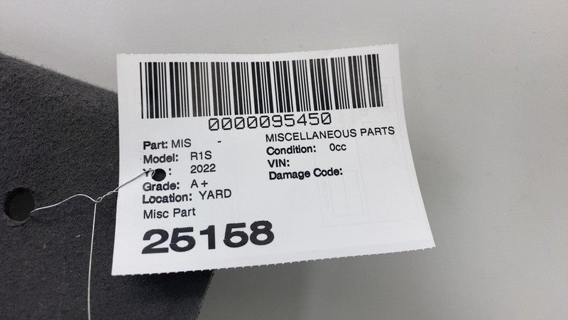 ⭕ 2022 Rivian EDV-700 Van Driver Cargo Bulkhead Trim Cover Left PT0005