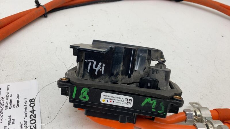 2014-2020 Tesla Model S High Voltage Inlet Chargeport w/ Harness Charging Cable