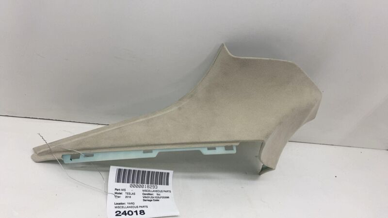 1007457 07 C 2012-2020 Tesla Model S MS Driver Side C-Pillar Trim Cover Upper Left Assembly