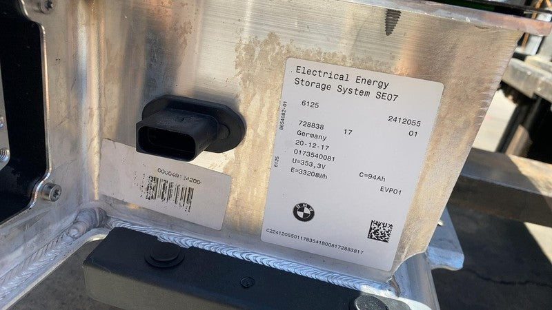 8647909-02 ⭕ 2017-2018 BMW i3 High Voltage Li-Ion Battery Hybrid Assy 33kWh 94Ah 40k Miles