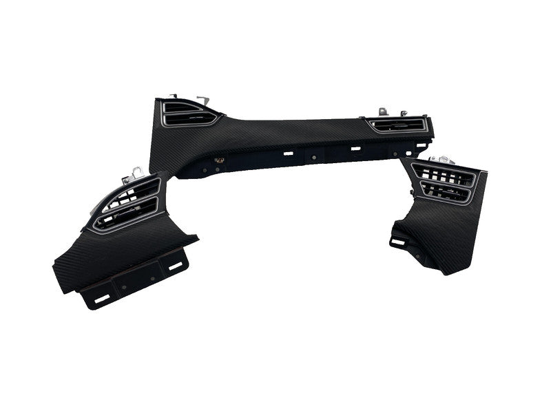 ⭕ 2012-2020 Tesla Model S Dashboard SET of Air Vent Outlet Center + Le