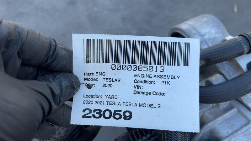 ⭕ 20-21 Tesla Model S Electric Engine Motor Rear Small Drive Unit 1037