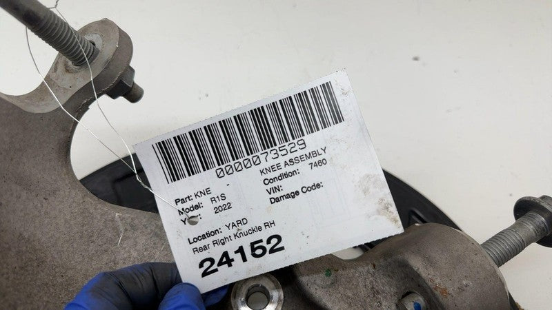 PT00001893 ⭕ 2022-2024 Rivian R1S Rear Right Spindle Knuckle w/ Dust Shield AWD PT00001893