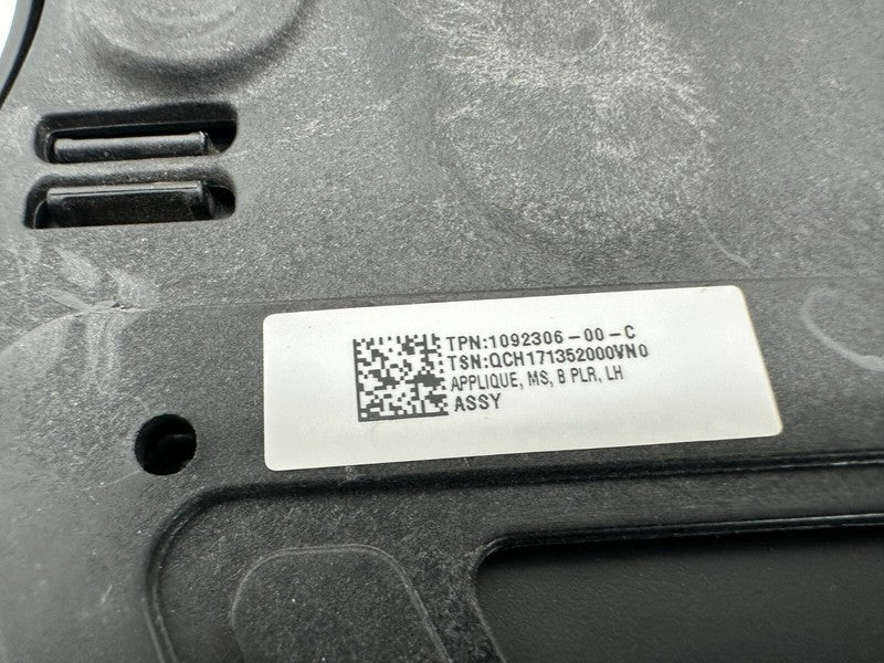 108389900B ⭕ 2016-2020 Tesla Model S B-Pillar Applique Glass & Camera Left OEM 1092306-00-C