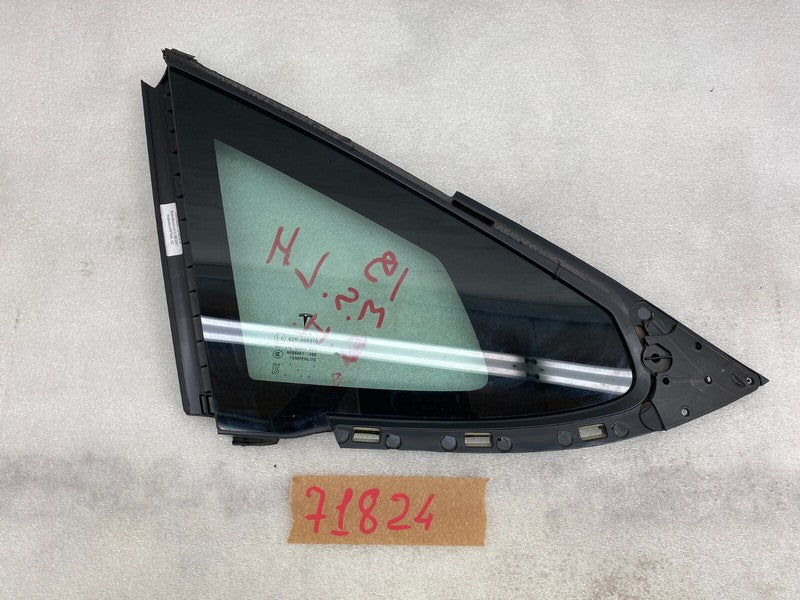 E6 43R-008010 ⭕ 2012-2020 Tesla Model S Rear Driver Side Quarter Fixed Glass Left LH Assembly