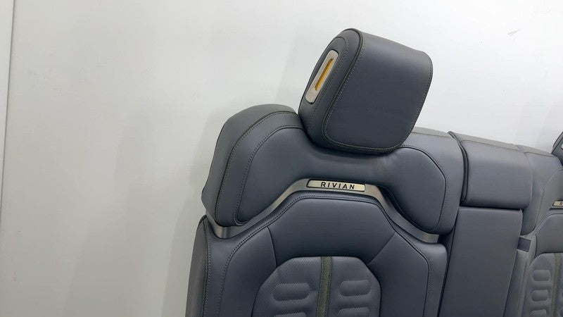 ⭕ 2022-2024 Rivian R1T Rear Left & Right 2nd Row Seat Leather Black Assembly OEM