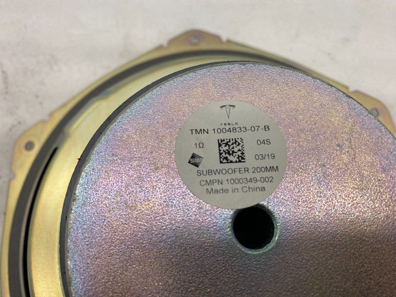 100483307B ⭕ 2012-2020 Model S Infotainment Audio Speaker Mid Subwoofer 200MM 1004833-07-B