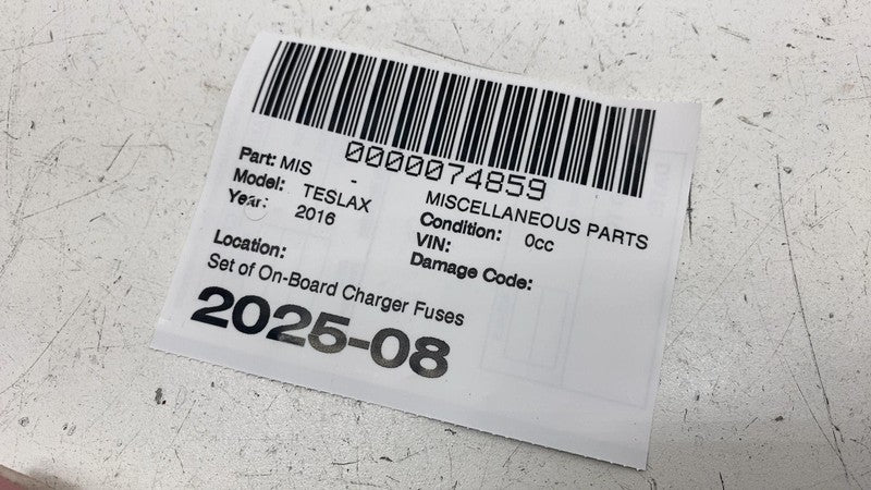 1A10211500051 ⭕ 2016-2020 Tesla Model X SET of Fast Acting Electric Vehicle Fuse OEM EV20-100S