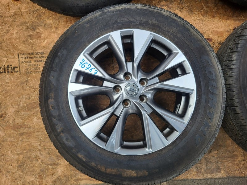 5AA3B DT23 ⭕ 15-19 Nissan Murano SET of 4 Wheel Rim 18" 18x7.5 w/ Continental & Toyo Tire