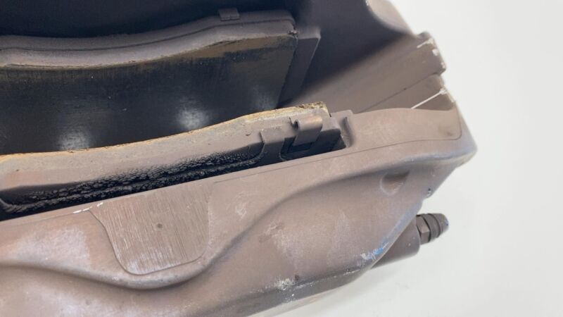 2012-2020 Tesla Model S MS Front Driver Side Caliper w/ Brake Hose Line Left LH