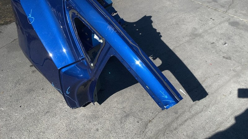 ⭕ 2017-2020 Tesla Model 3 Rear Right Quarter Panel Structural Cut Out Blue PPSB