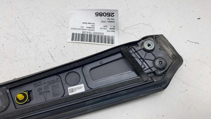 109231298F ⭕16-20 Tesla Model X Right B-Pillar Applique Trim Molding w/ Camera 1092312-98-F