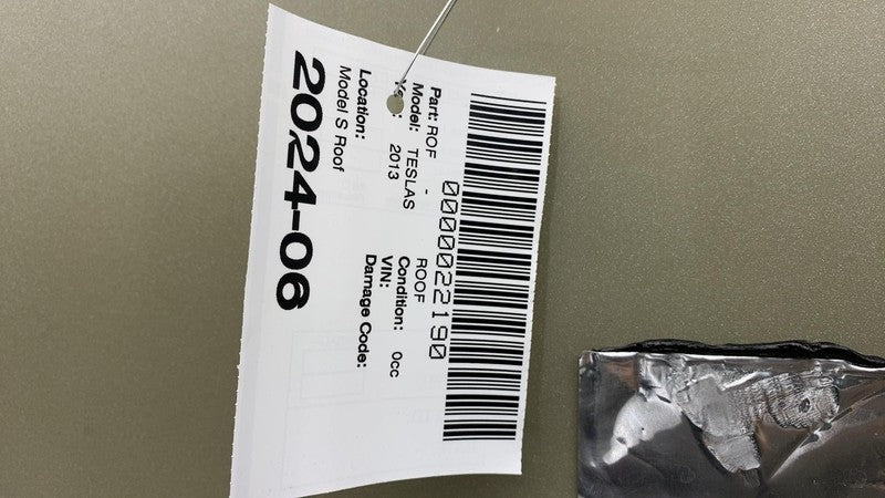 2013-2020 Tesla Model S Complete Roof w/ Outer Trim Seal Assembly OEM