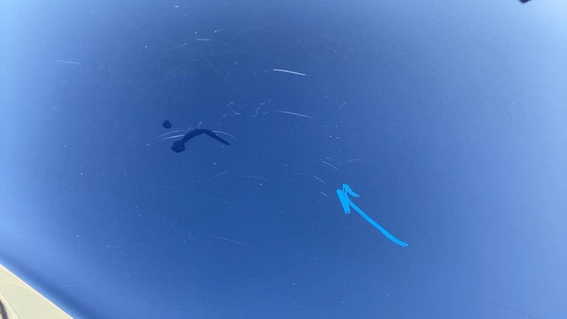 2012-2015 Tesla Model S Front Bonnet Hood Shell Panel w/ Insulation Liner - Blue