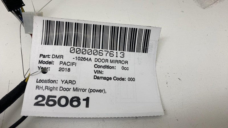⭕ 2017-2019 Chrysler Pacifica Right Exterior Rear View Door Mirror RH Gold - PTE