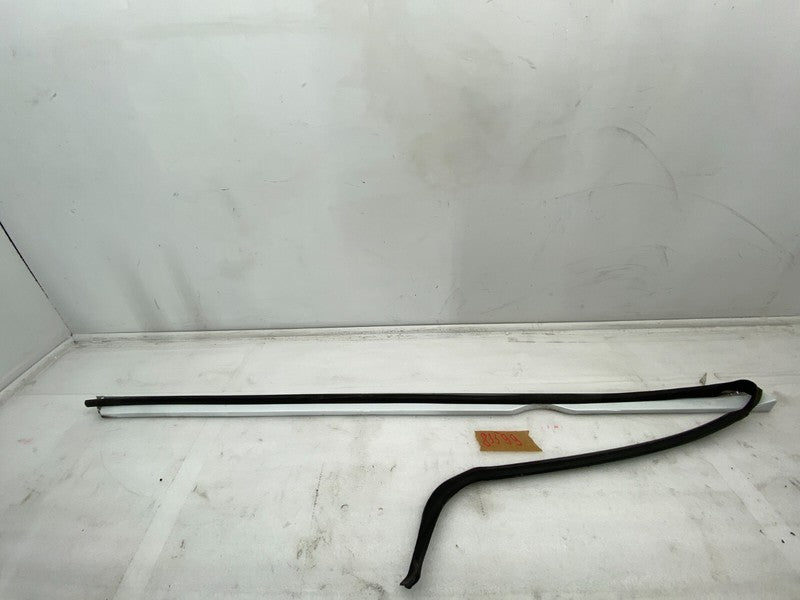 101221500F ⭕12-23 Model S Left Rocker Panel Scuff Plate Molding w/ Rubber Seal 1012215-00-F