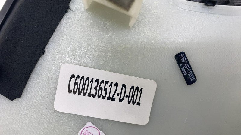 C600136512D 2022-2024 Rivian R1S Rear Passenger Right C-Pillar Upper Trim Cover Panel Black