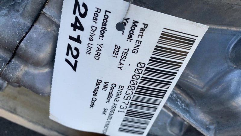 1120990 00 H 20-23 Model Y Rear Drive Unit Engine Electric Motor Low Current 3DU 1120990-00-H