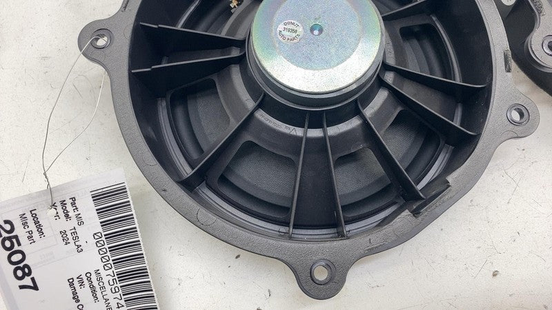 107974300E ⭕ 24-25 Tesla Model 3 Front Left & Right Door Audio Sound Speaker 1079743-00-E