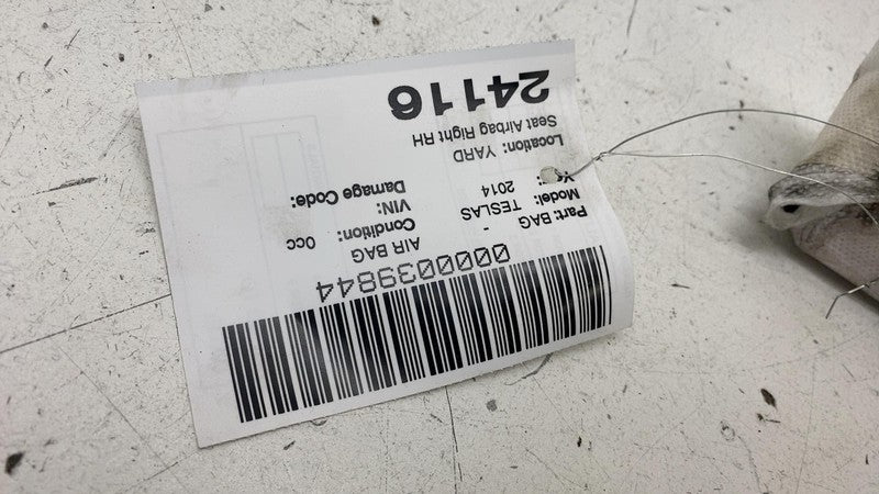 ⭕ 2012-2017 Tesla Model S MS Front Passenger Side Seat Airbag Right 10