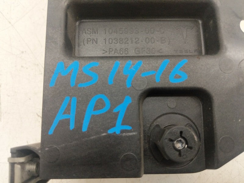104599300C ⭕ 12-15 Tesla Model S Front Radar Sensor Control Module & Bracket 1045993-00-C