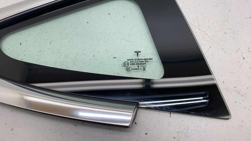 1080706-00 ⭕ 2017-2020 Tesla Model 3 Rear Right Quarter Fixed Window Glass OEM 1080706-00