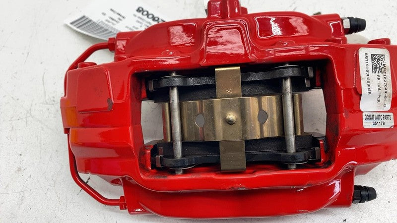 ⭕ 2016-2020 Tesla Model X Rear Caliper w/ Brake Hose Line Right Red 10