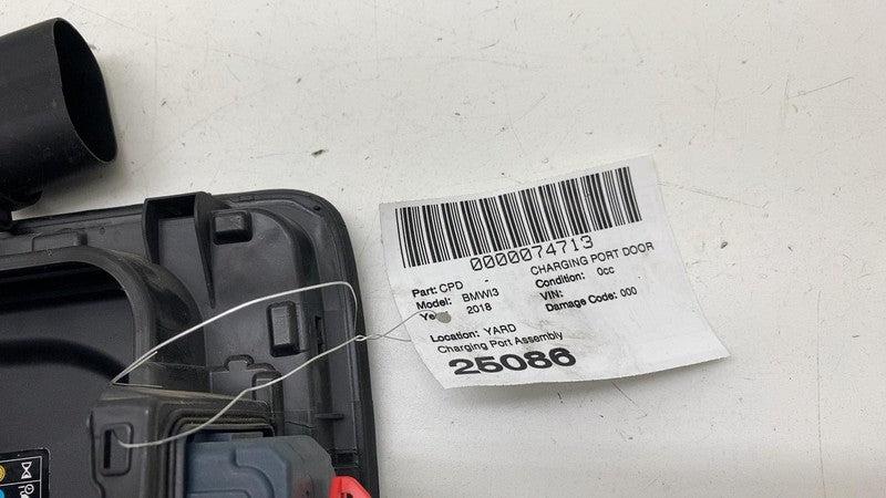67010301 ⭕ 2018 BMW i3 I01 Charging Socket Port Door Cap Cover Assembly Blue C01 7335767