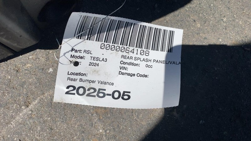 ⭕ 2024 Tesla Model 3 M3 Rear Bumper Fascia Cover Assembly Gray PN01 17