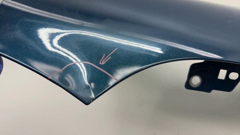⭕ 2024 Porsche Cayenne Front Driver Side Fender Shell Panel Left Assembly Blue