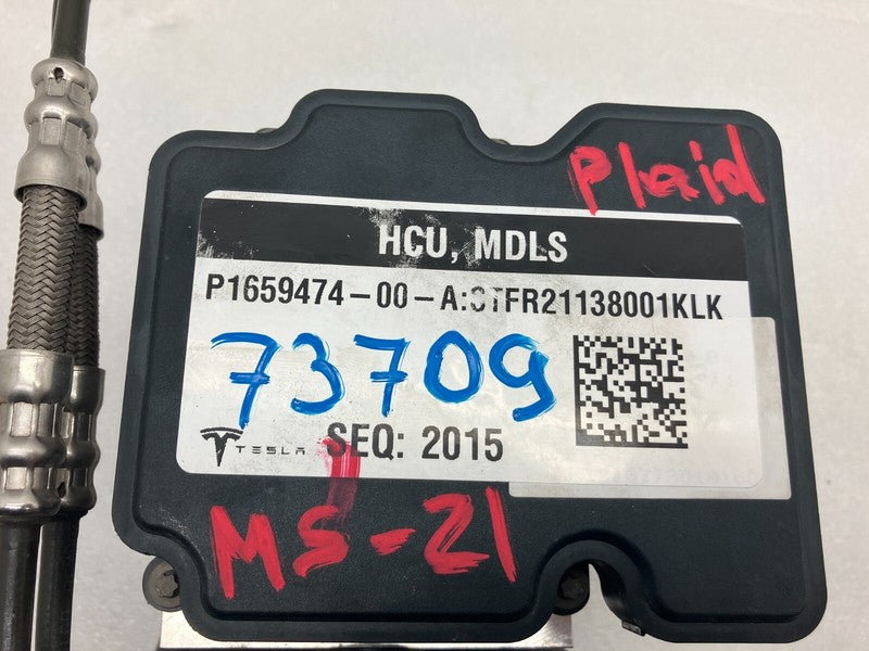 1659474 00 A ⭕ 21-23 Tesla Model S Anti-Lock Brake System ABS Pump Module Unit 1659474-00-A