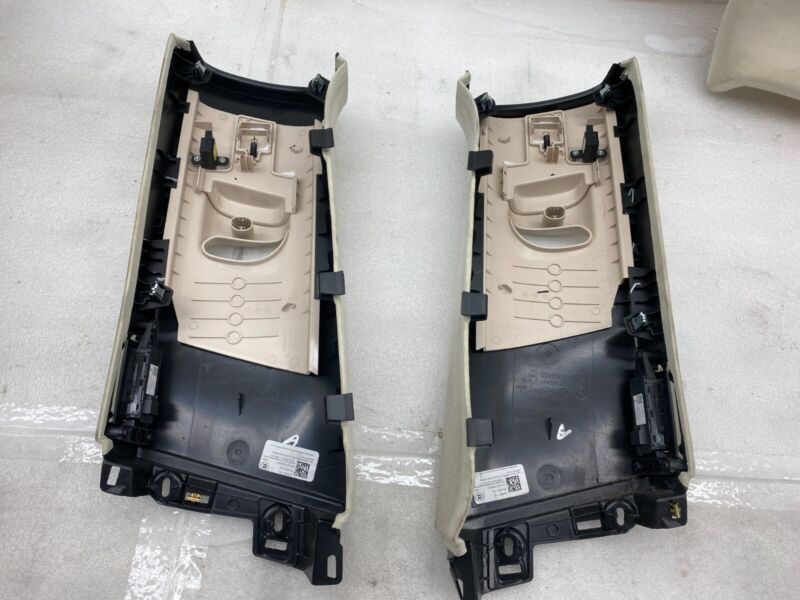105392107J 2016-2020 Tesla Model X SET of Ceiling Headliner Door Trim + B + C-Pillar Panel