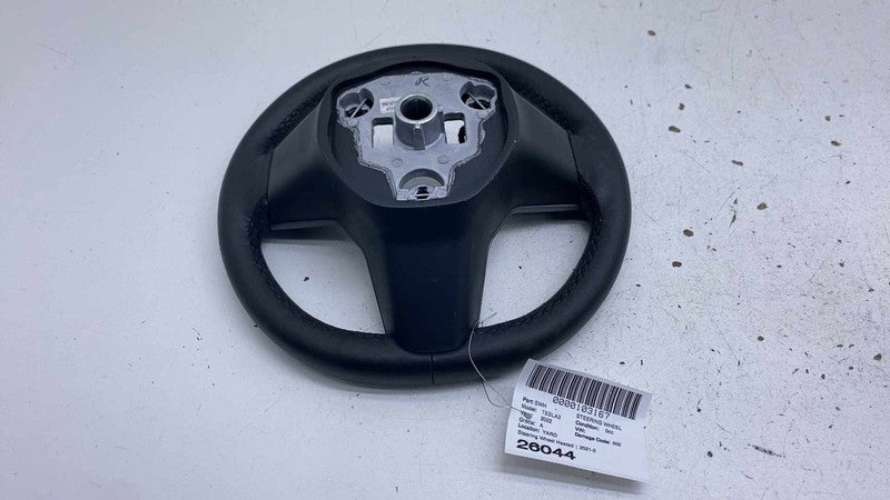 ⭕ 2021-2023 Tesla Model 3 Steering Wheel Assy Leather Black Heated 149
