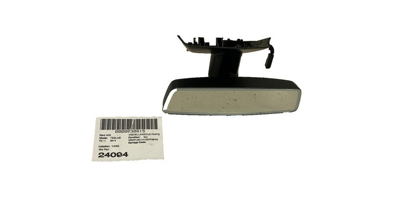 ⭕ 12-15 Model S Front Windshield Interior Rear View Mirror w/ Cover 60