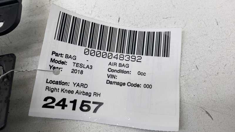 107782600D ❇️17-23 Tesla Model Y 3 Right Knee Airbag Passenger Safety Module RH OEM 1077826