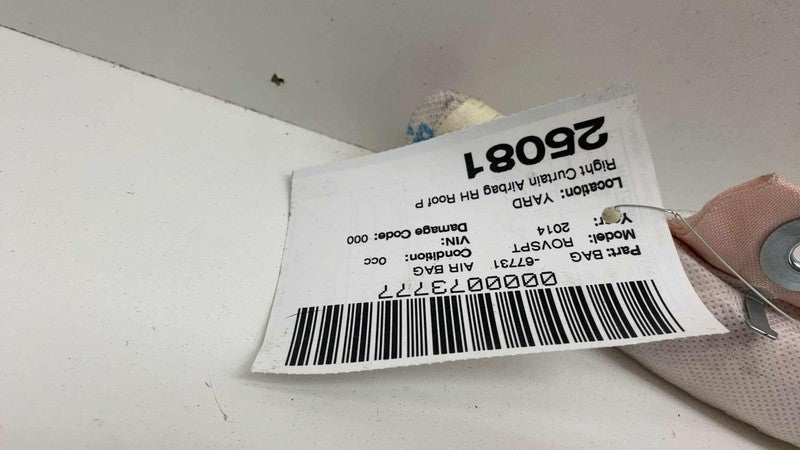 DK6214K159-AD ⭕ 14-20 Range Rover Sport Passenger Side Roof Curtain Airbag Left DK6214K160-AD