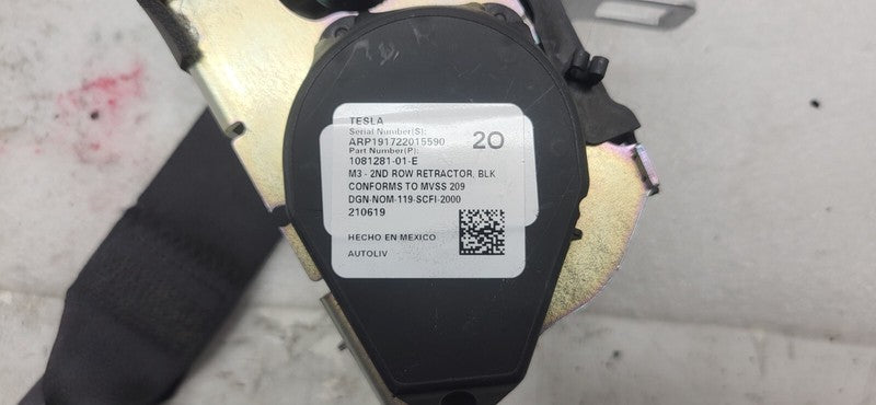 108128101E ⭕17-23 Tesla Model 3 Rear Left or Right 2nd Row Seat Belt Retractor 1081281-01-E