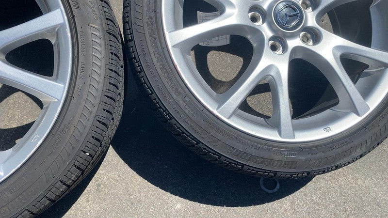 9965277070 ⭕ 13-15 Mazda MX-5 Miata Set of 4 17" Wheel Rim (5 Y Spoke) w/ Tire 9965277070