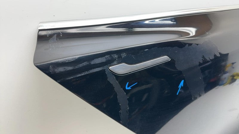 ⭕ 2017-2020 Tesla Model 3 Rear Passenger Side Door Shell Panel Right Black PBSB