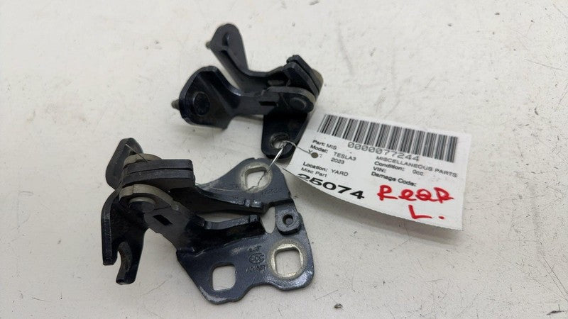 ⭕ 2017-2023 Tesla Model 3 M3 PAIR Rear Driver Side Upper & Lower Door Hinge Left