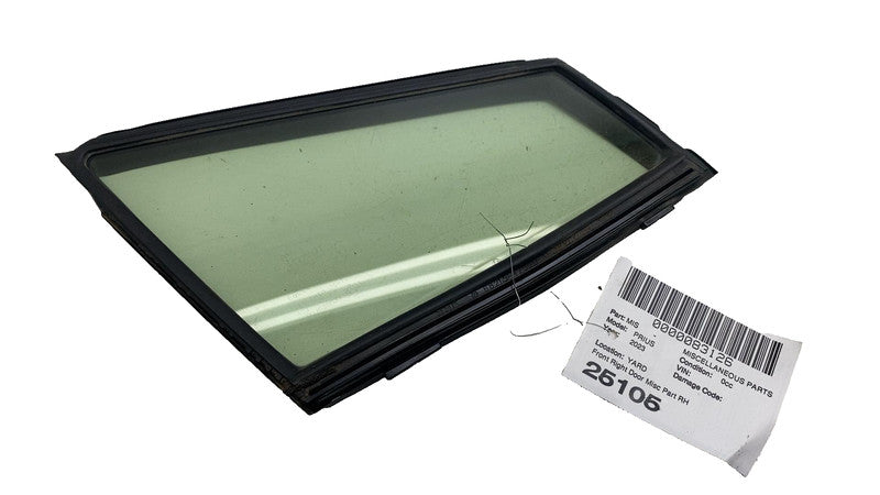6821547020 ⭕2023-2025 Toyota Prius Front Passenger Door Vent Window Glass Right 68215-47020
