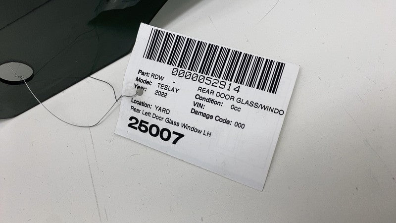 ⭕ 2020-2024 Tesla Model Y MY Rear Driver Side Door Window Glass Left LH Assembly