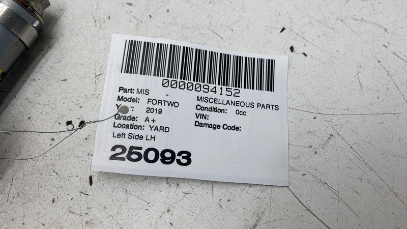 ⭕ 2019 Smart EQ Fortwo Driver Side SRS Curtain Roof Airbag Left LH A45