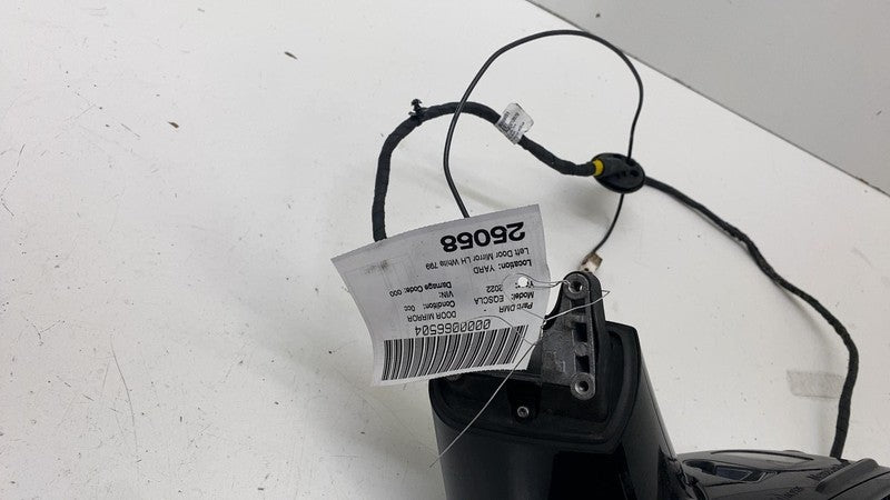 A 297 810 77 01 ⭕ 22-25 EQS 450+ V297 Left Exterior Rear View Door Mirror White 799 A2978107701