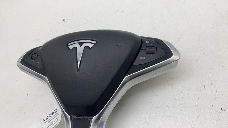 ⭕ 12-15 Model S MS Steering Wheel Airbag Module w/ Retainer Bracket 10