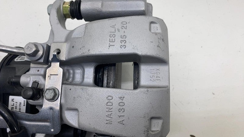 1044623 00 J ⭕ 2017-2025 Tesla Model 3 Rear Left Caliper w/ Brake Line Hose BASE 1044623-00-J