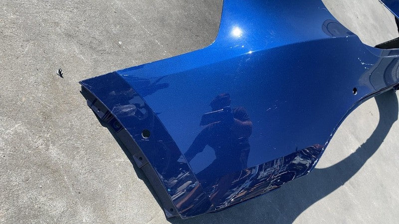 154012201A ⭕ 2020-2022 Model Y Rear Bumper Cover w/ Sensor Holes Blue - PPSB 1540122-01-A